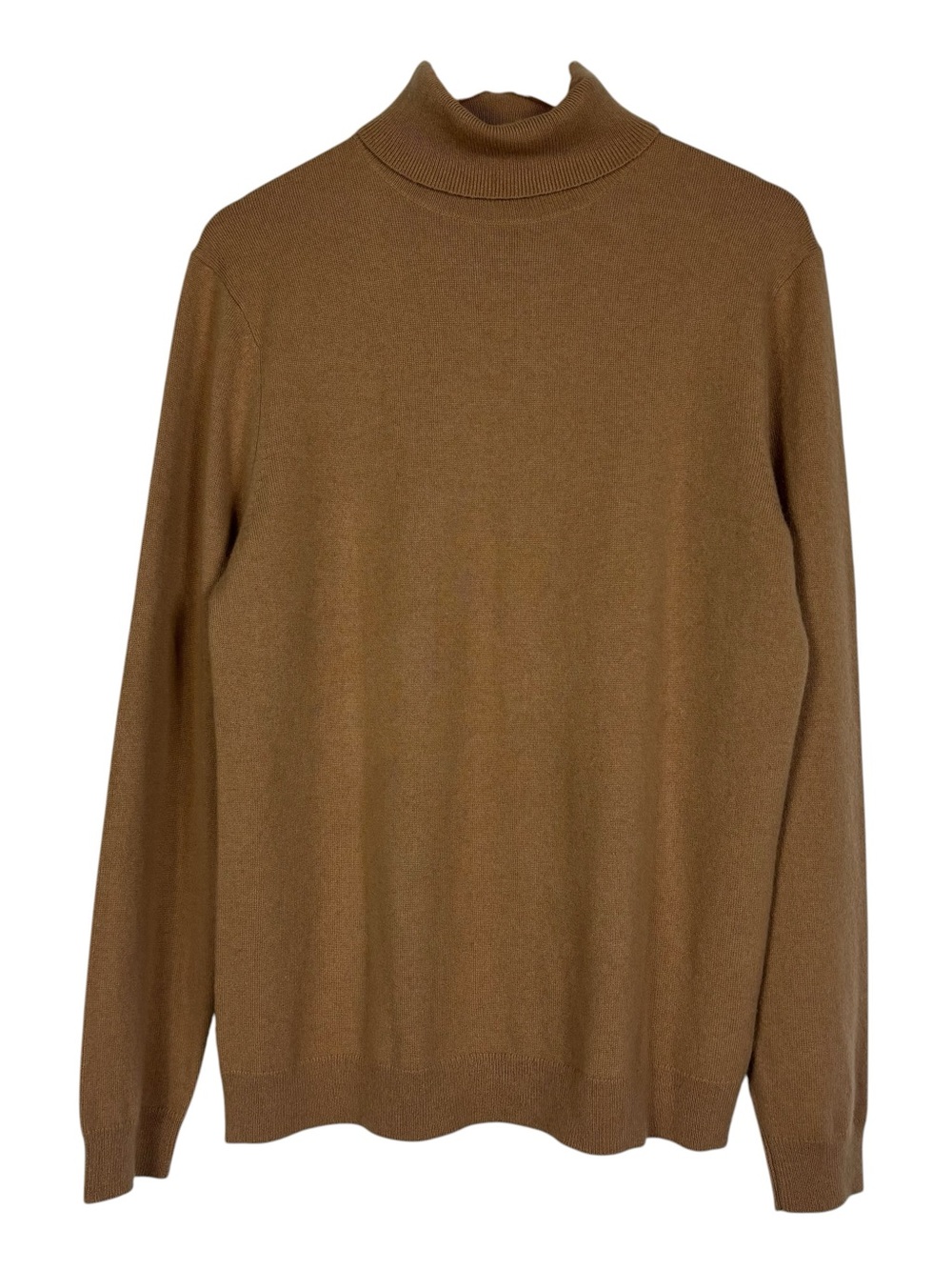Theory Men's Hilles Cashmere Turtleneck Sweater Beige Size Large